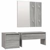 vidaXL Ensemble de meubles de couloir Sonoma gris Bois d'ing&eacute;nierie