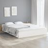 vidaXL Cadre de lit sans matelas blanc bois massif 180x200 cm