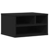 vidaXL Support d'imprimante noir 40x32x22,5 cm bois d'ing&eacute;nierie