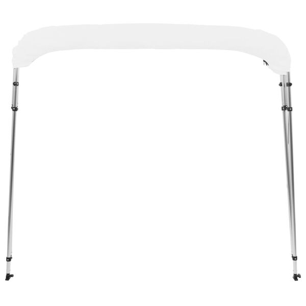 vidaXL Auvent bimini &agrave; 4 arceaux Blanc 243x210x137 cm