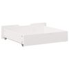 vidaXL Tiroirs sous le lit 2 pcs blanc 75x55x17 cm bois de pin massif