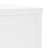 vidaXL Supports pour plantes 2 pcs blanc 20x20x30 cm bois d'ing&eacute;nierie