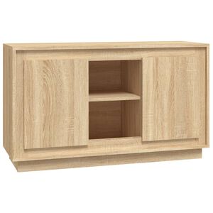 vidaXL Buffet ch&ecirc;ne sonoma 102x35x60 cm bois d'ing&eacute;nierie