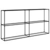 vidaXL Support de plantes &agrave; 3 niveaux Noir 200 x 32 x 104 cm Acier