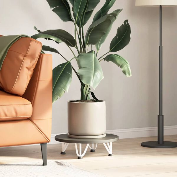 vidaXL Pieds en épingle à cheveux pour table basse 4 pièces Blanc 10 cm Acier massif