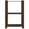 vidaXL Support de rangement à 3 niveaux marron 60x38x90 cm bois de pin