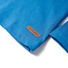 T-shirt pour enfants &agrave; manches longues bleu p&eacute;trole 92