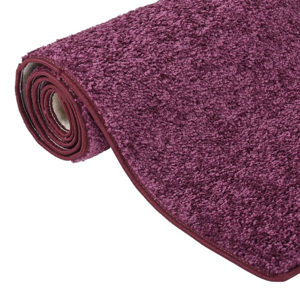 vidaXL Tapis &agrave; poils souples antid&eacute;rapant 67x180 cm Violet