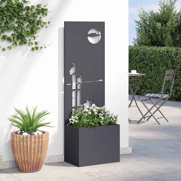 vidaXL &Eacute;cran de confidentialit&eacute; de jardin Anthracite 50 x 140 cm