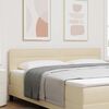vidaXL T&ecirc;te de lit avec t&ecirc;te de lit Cr&egrave;me 180 cm Cuir synth&eacute;tique