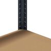 vidaXL &Eacute;tag&egrave;res &agrave; 5 niveaux 4pcs anthracite acier et bois d'ing&eacute;nierie