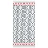vidaXL Tapis Gris 100x200 cm Coton
