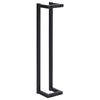 vidaXL Porte-serviette Noir 12,5x12,5x60 cm Fer