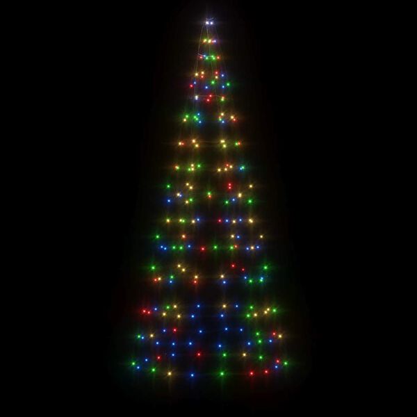 vidaXL Sapin de No&euml;l &agrave; LED 200 LED color&eacute; 180 cm