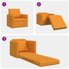 vidaXL Canap&eacute;-Lit 60cm Jaune fonc&eacute; tissu