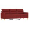 vidaXL Ensemble de canap&eacute;s 3 pcs coussins d&eacute;coratifs et coussins
