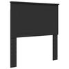 vidaXL Cadre de lit Noir 90 x 200 cm Bois de pin massif