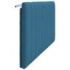 vidaXL Coussin de t&ecirc;te de lit Hanko bleu 180 cm velours