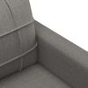 vidaXL Canap&eacute; &agrave; 2 places Gris fonc&eacute; 140 cm Tissu