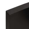 vidaXL Dessus de table bois massif trait&eacute; bordure assortie