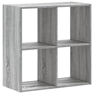vidaXL Biblioth&egrave;que sonoma gris 68,5x32x68,5 cm bois d'ing&eacute;nierie