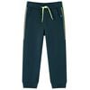 vidaXL Pantalon de surv&ecirc;tement enfants avec cordon de serrage vert mousse 92
