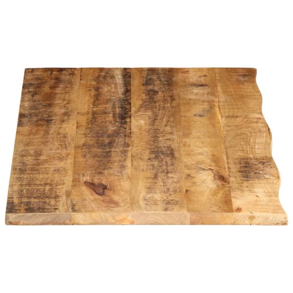 vidaXL Dessus de table 100x60x2,5cm bord vif bois massif manguier brut