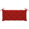 vidaXL Banc de jardin avec coussin 120 cm Bambou