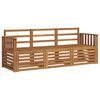 vidaXL Ensembles de canap&eacute;s 3 pc Naturel Bois d'Acacia Massif