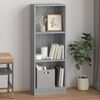vidaXL Biblioth&egrave;que 3 niveaux Sonoma gris 40x24x109 cm