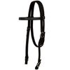 vidaXL Selle, bridon et col de poitrine Cuir v&eacute;ritable 17 po Noir