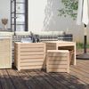 vidaXL Ensemble de bo&icirc;tes de jardin 3 pcs bois de pin massif