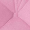 vidaXL Coussins de si&egrave;ge 4 pcs Rose 40 x 40 x 12 cm tissu