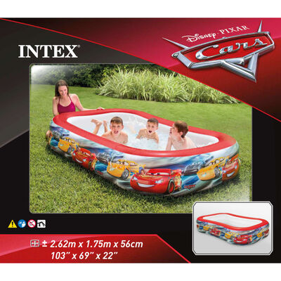 Intex Piscine Cars Swim Center Multicolore 262x175x56 cm