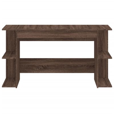 vidaXL Bureau chêne marron 140x50x75 cm bois d'ingénierie