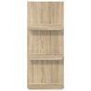 vidaXL &Eacute;tag&egrave;re &agrave; magazines avec &eacute;tag&egrave;re Ch&ecirc;ne Sonoma 43 x 11 x 102 cm
