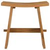 vidaXL Tabouret de salle de bain Marron 50 x 29,5 x 50,5 cm