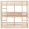 vidaXL Lit superpos&eacute; triple sans matelas 80x200 cm bois de pin massif