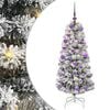vidaXL Sapin de No&euml;l Artificiel &agrave; Branches Articul&eacute;es Vert et blanc