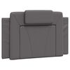vidaXL Lit Viana avec matelas gris 80x200 cm similicuir