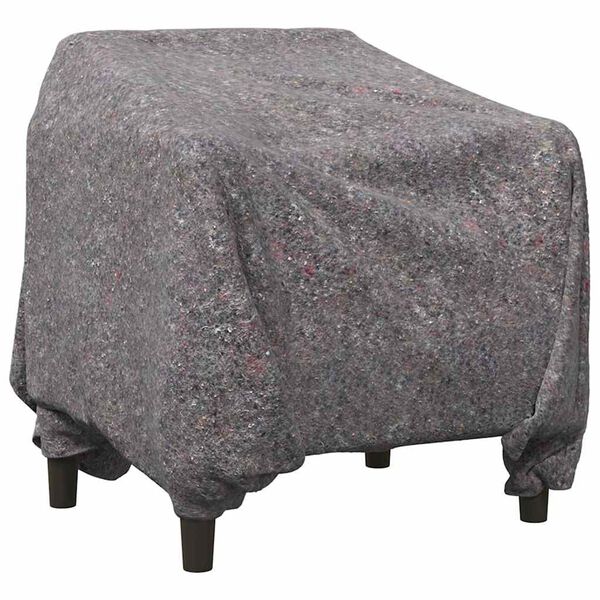 vidaXL Couvertures de déménagement 5 pcs Gris 150 x 200 cm tissu