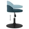 vidaXL Chaises pivotantes &agrave; manger lot de 4 Bleu Velours