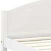 vidaXL Cadre de lit sans matelas blanc bois de pin massif 160x200 cm