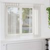 vidaXL Rideau en Voile 2 pcs Cr&egrave;me 175 x 140 cm Polyester