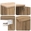 vidaXL Armoires garage 6 pcs ch&ecirc;ne artisanal bois d'ing&eacute;nierie