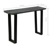 vidaXL Table console Bois de Melia azedarach 110x35x75 cm Gris