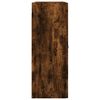 vidaXL Armoires murales 2 pcs ch&ecirc;ne fum&eacute; bois d'ing&eacute;nierie