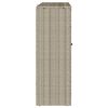 vidaXL Armoire de rangement Gris clair 100 x 36 x 102 cm Rotin