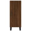 vidaXL Buffet Ch&ecirc;ne marron 34,5x34x90 cm Bois d'ing&eacute;nierie