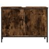 vidaXL Armoire lavabo de salle de bain ch&ecirc;ne fum&eacute; 80x30x60 cm
